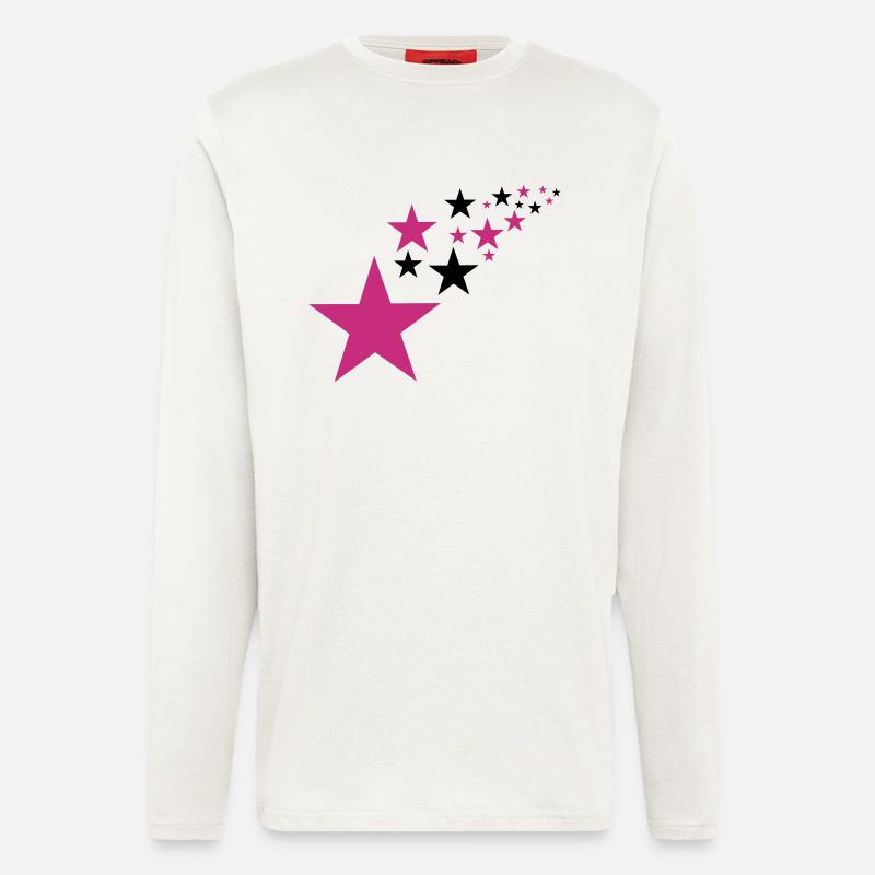 Sterne - Langarmshirt - made by SPREAD  - OFF WHITE