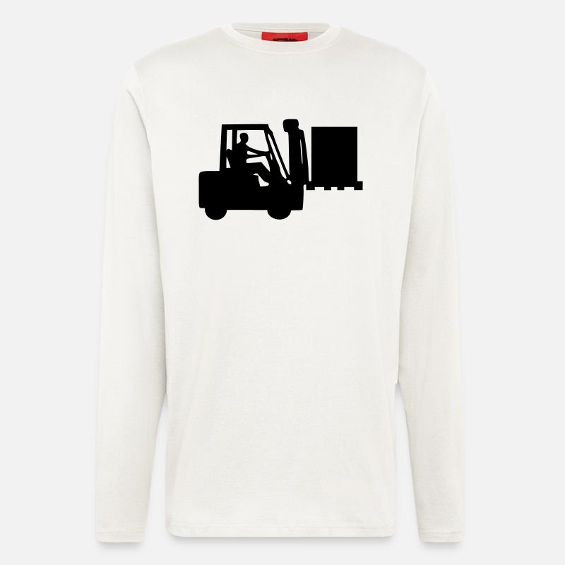 Forklift - Longsleeve - made by SPREAD  - OFF WHITE