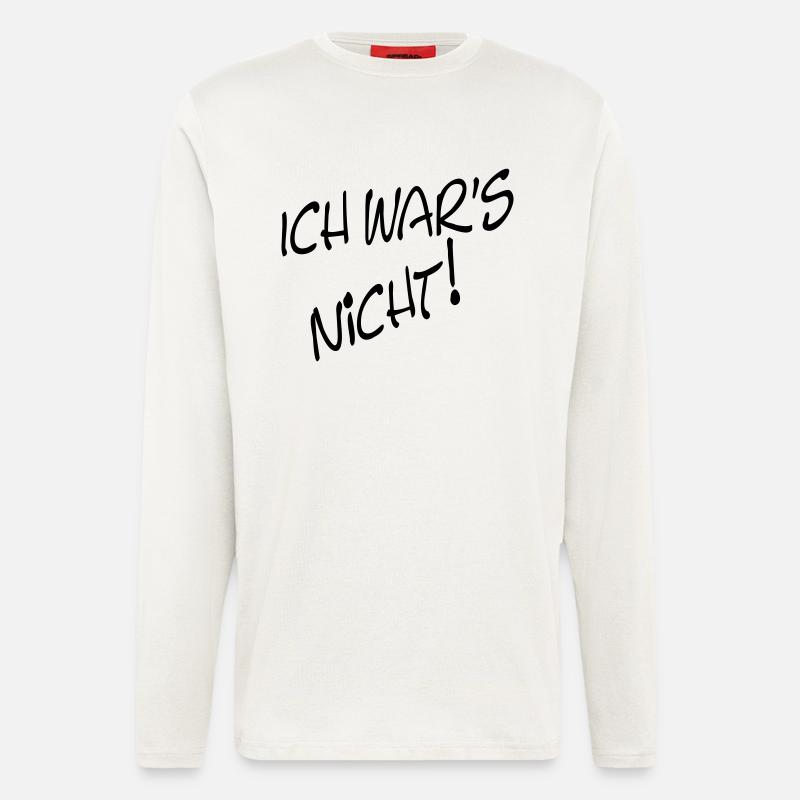 ICH WAR'S NICHT! - Langarmshirt - made by SPREAD  - OFF WHITE