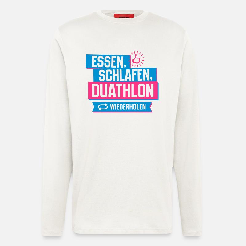 Hobby Duathlon - Langarmshirt - made by SPREAD  - OFF WHITE