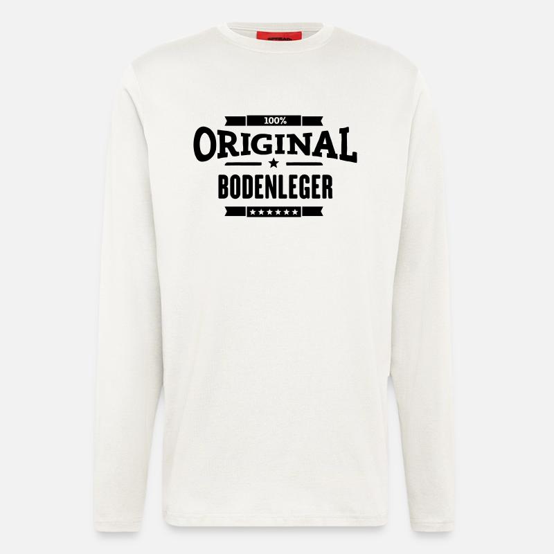 Original Bodenleger - Langarmshirt - made by SPREAD  - OFF WHITE