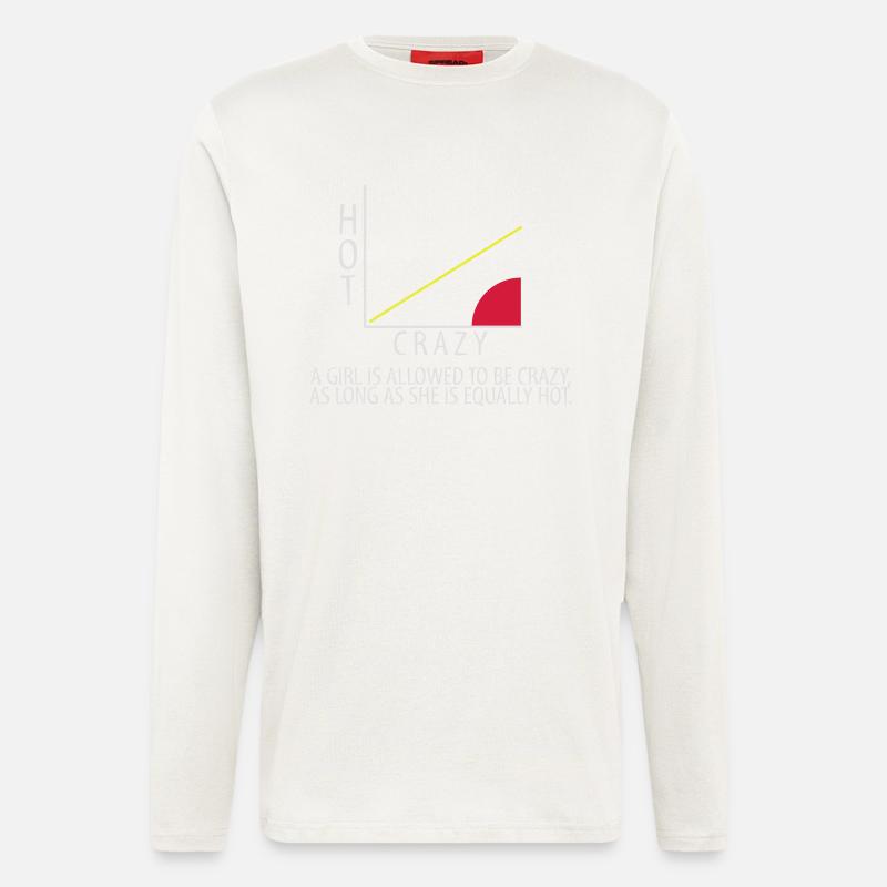 hot crazy scale - Longsleeve - made by SPREAD - OFF WHITE
