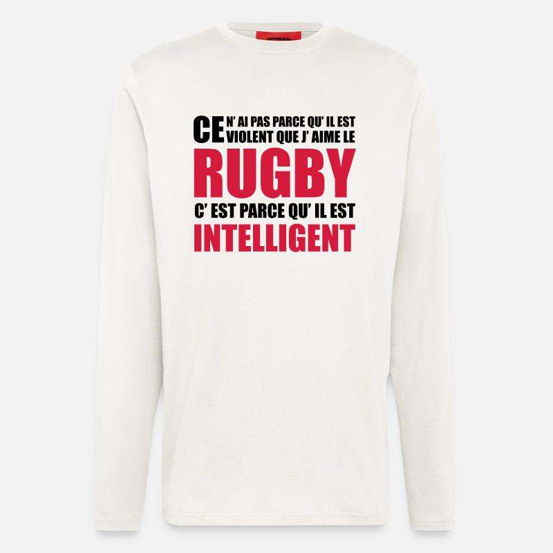 rugby - Langarmshirt - made by SPREAD  - OFF WHITE