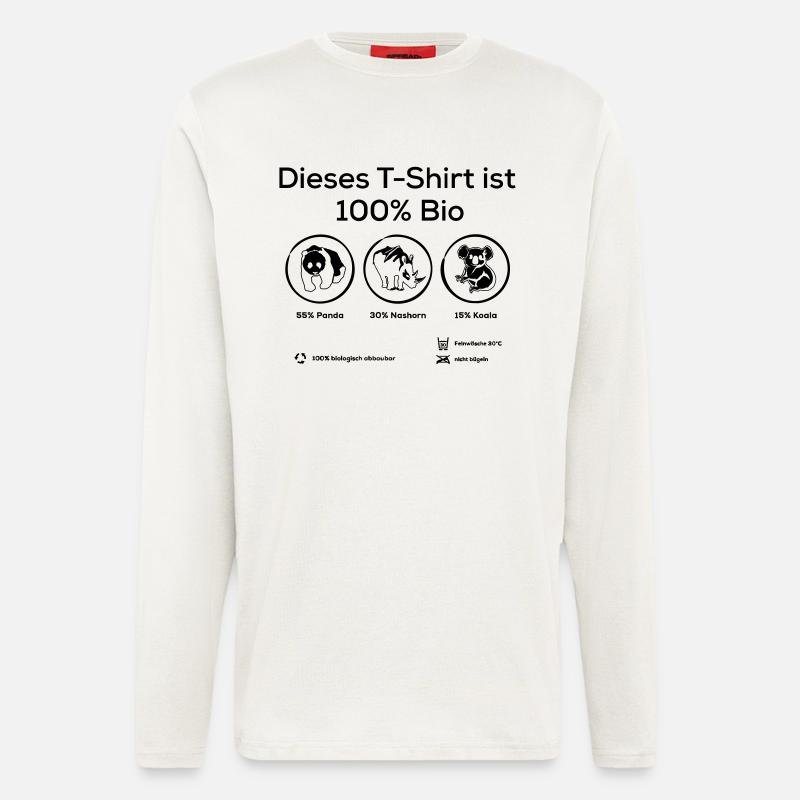 100% Bio - Langarmshirt - made by SPREAD  - OFF WHITE