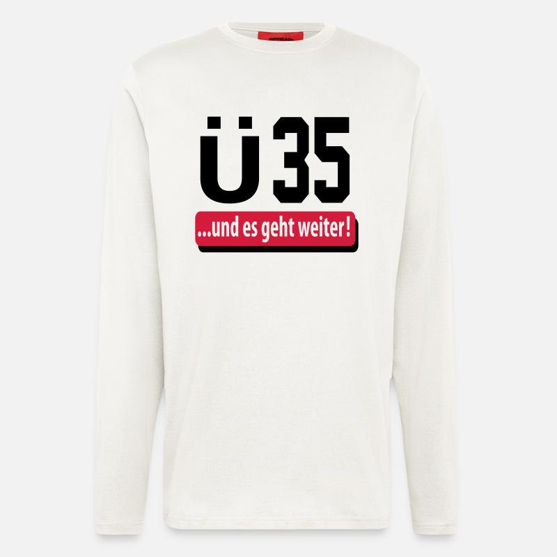 und_es_geht_weiter_35 - Langarmshirt - made by SPREAD - OFF WHITE
