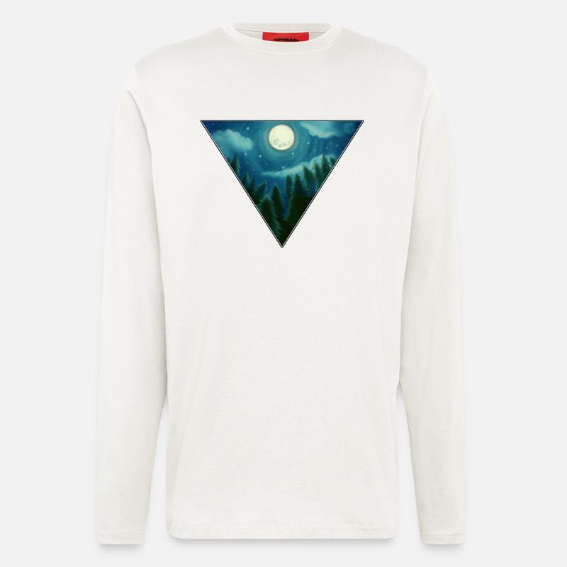 full moon - Longsleeve - made by SPREAD  - OFF WHITE
