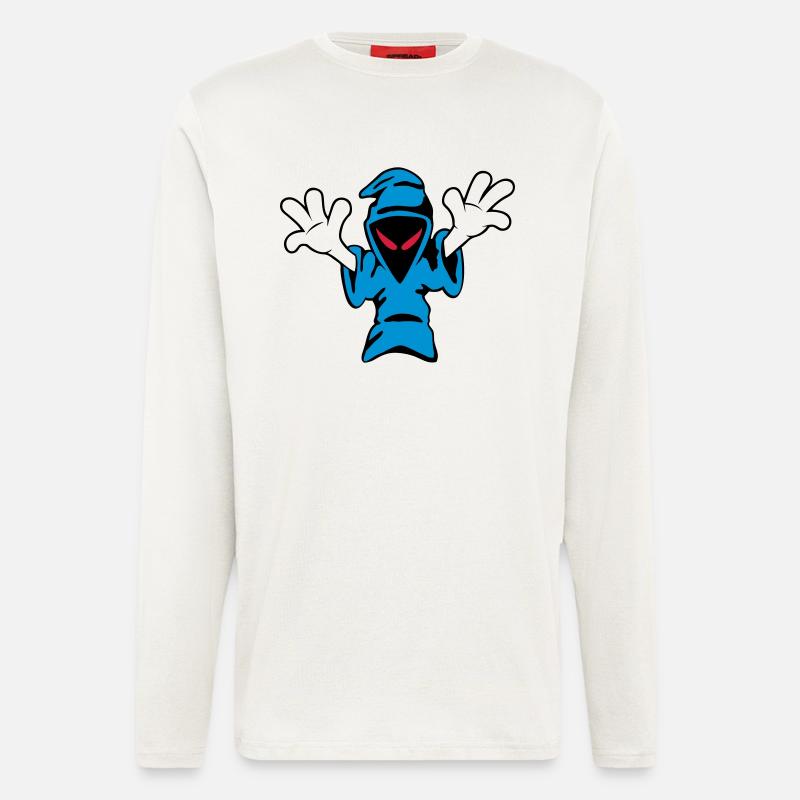 Judgement Day Classic Ghost Logo (Vector) - Longsleeve - made by SPREAD  - OFF WHITE