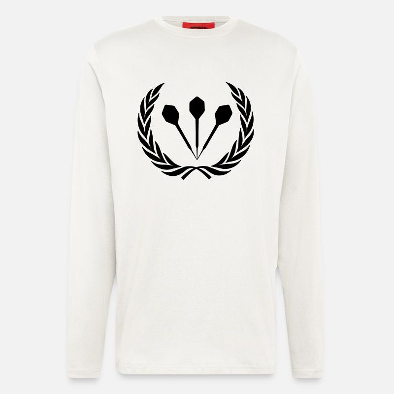 Dart Pfeile Kranz - Langarmshirt - made by SPREAD  - OFF WHITE