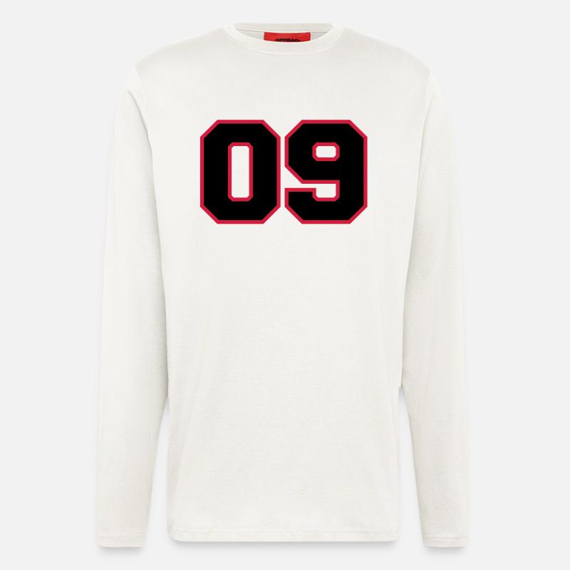number 09 - Longsleeve - made by SPREAD  - OFF WHITE