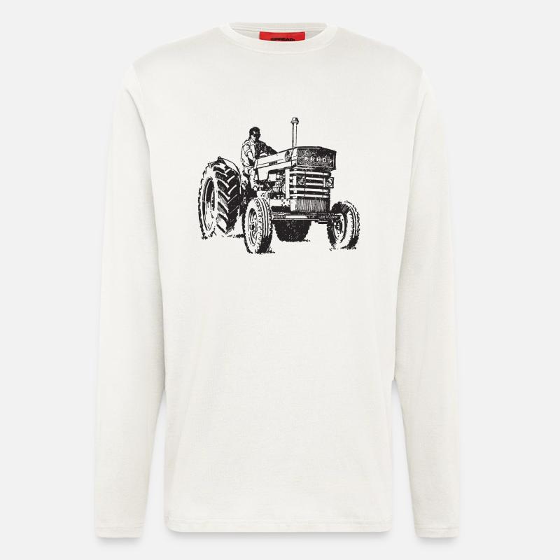 Alter Traktor - Langarmshirt - made by SPREAD  - OFF WHITE