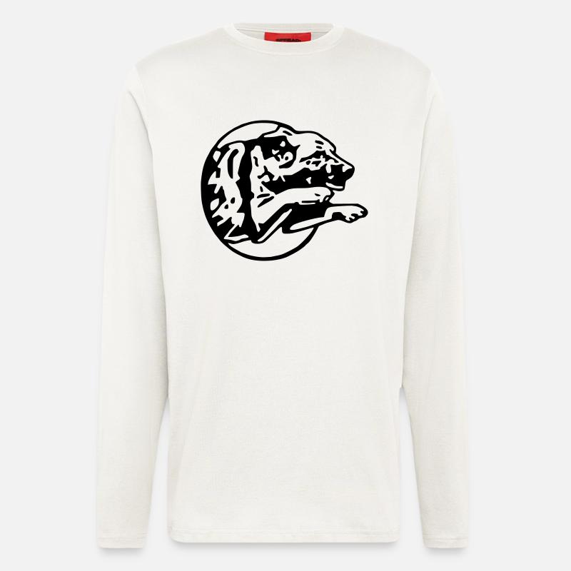 springen ein ba - Langarmshirt - made by SPREAD  - OFF WHITE