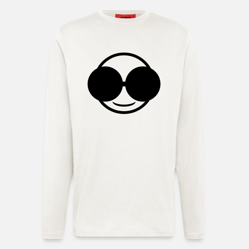 cachée - Manches longues bio décontracté fabriqué en UE - OFF WHITE