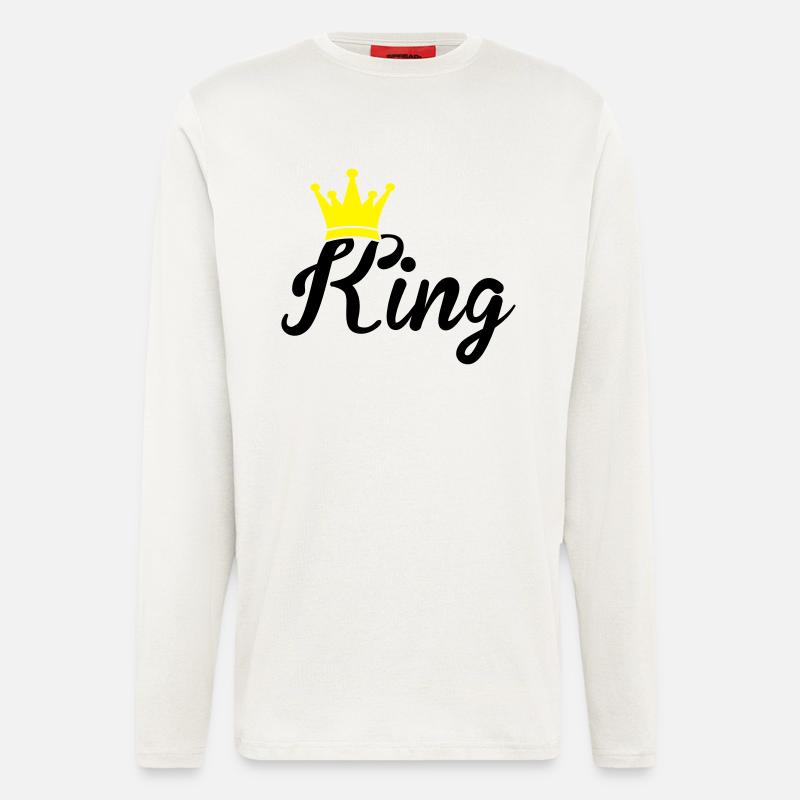 king - Langarmshirt - made by SPREAD  - OFF WHITE