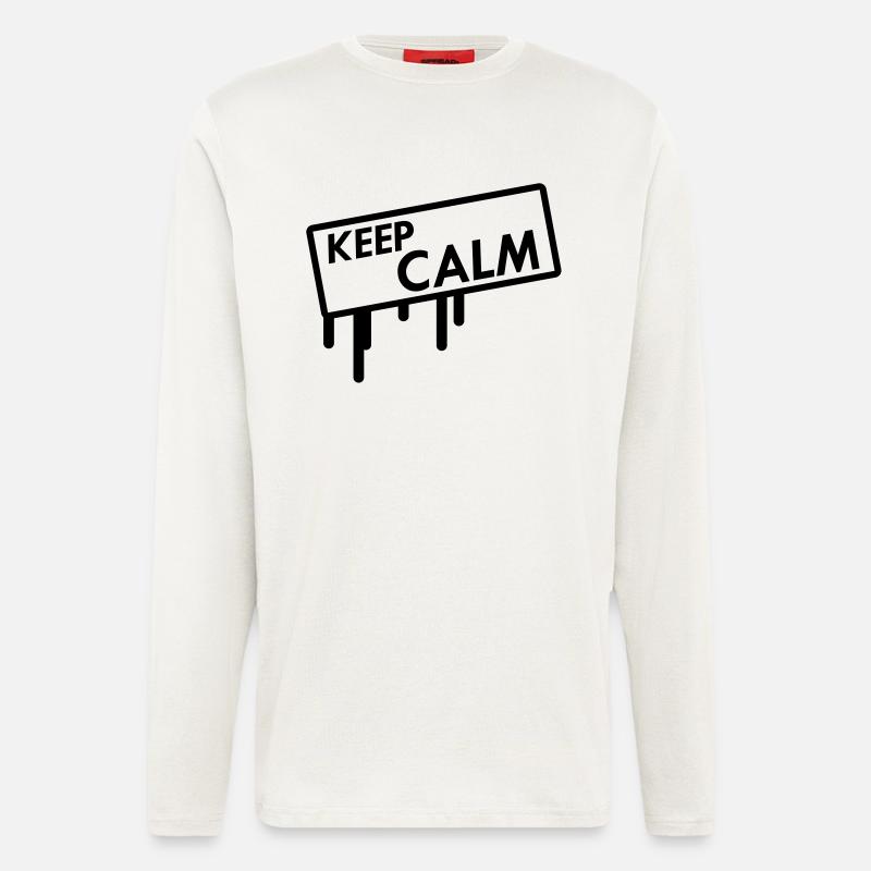 keep calm - Longsleeve - made by SPREAD  - OFF WHITE