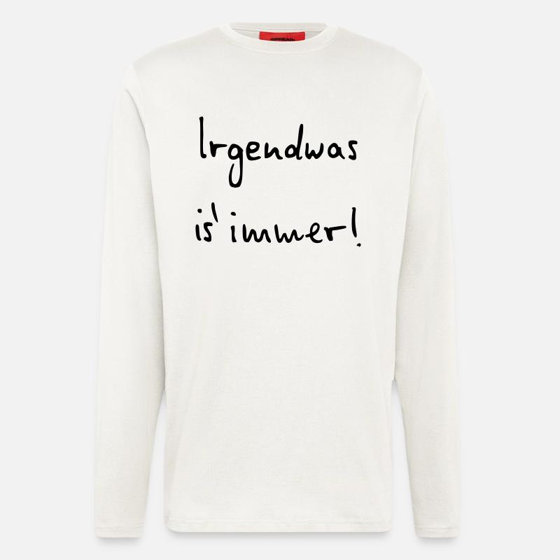 Something is always - Longsleeve - made by SPREAD  - OFF WHITE