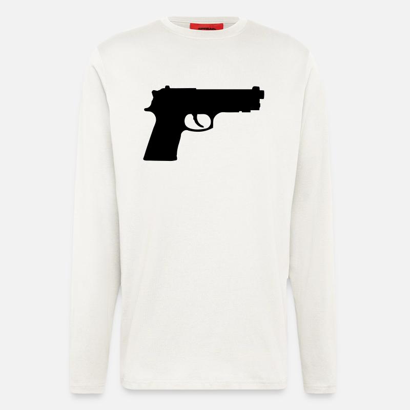 Pistole - Langarmshirt - made by SPREAD  - OFF WHITE