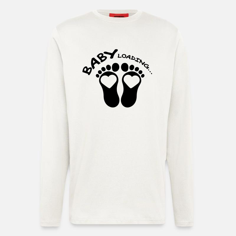 Baby Loading Design - Longsleeve - made by SPREAD  - OFF WHITE