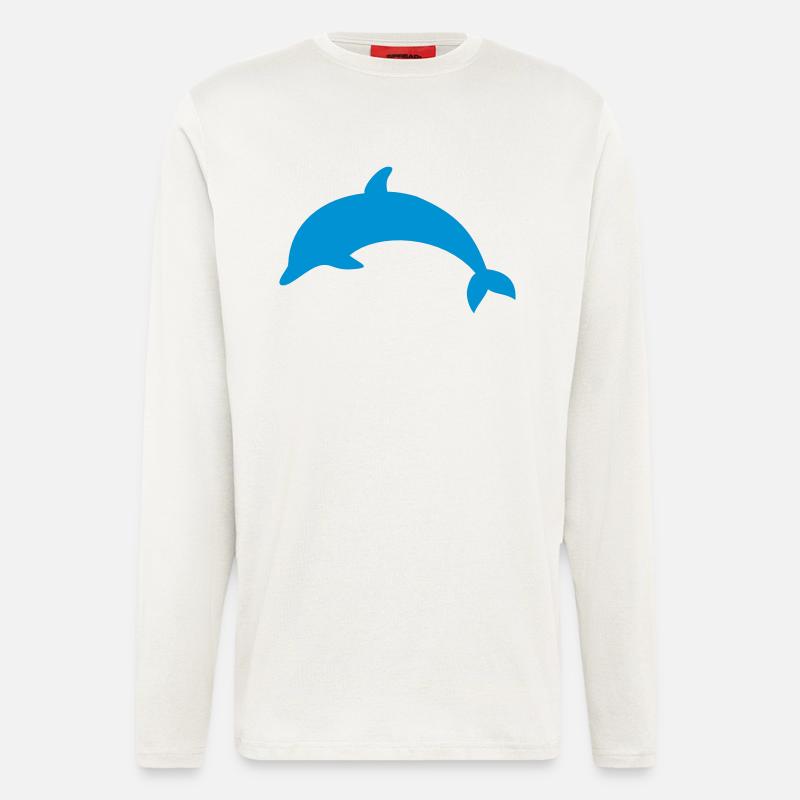 Delfin - Langarmshirt - made by SPREAD  - OFF WHITE