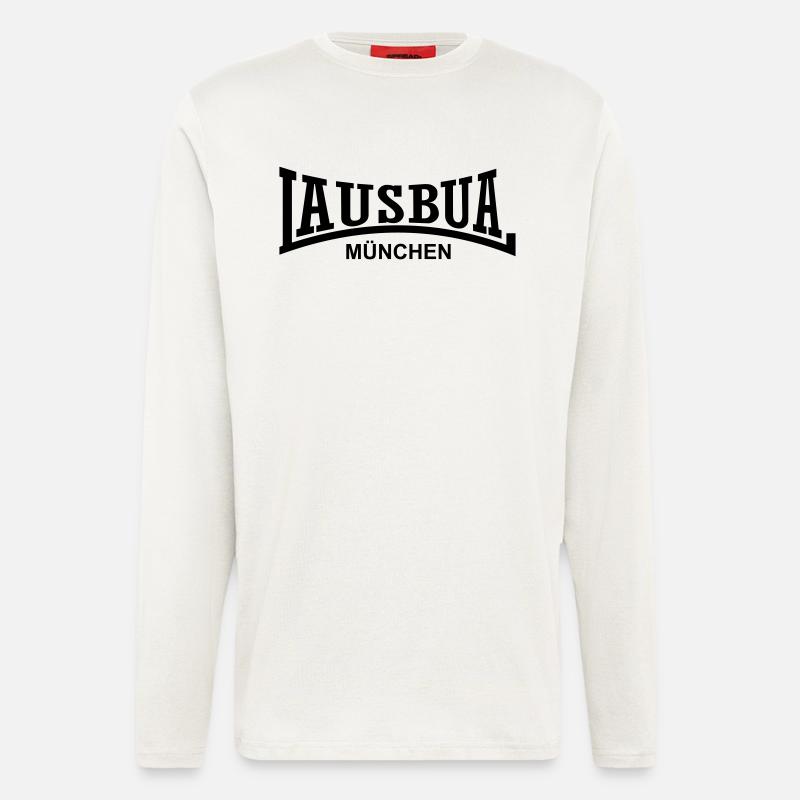lausbua Munich - Longsleeve - made by SPREAD  - OFF WHITE