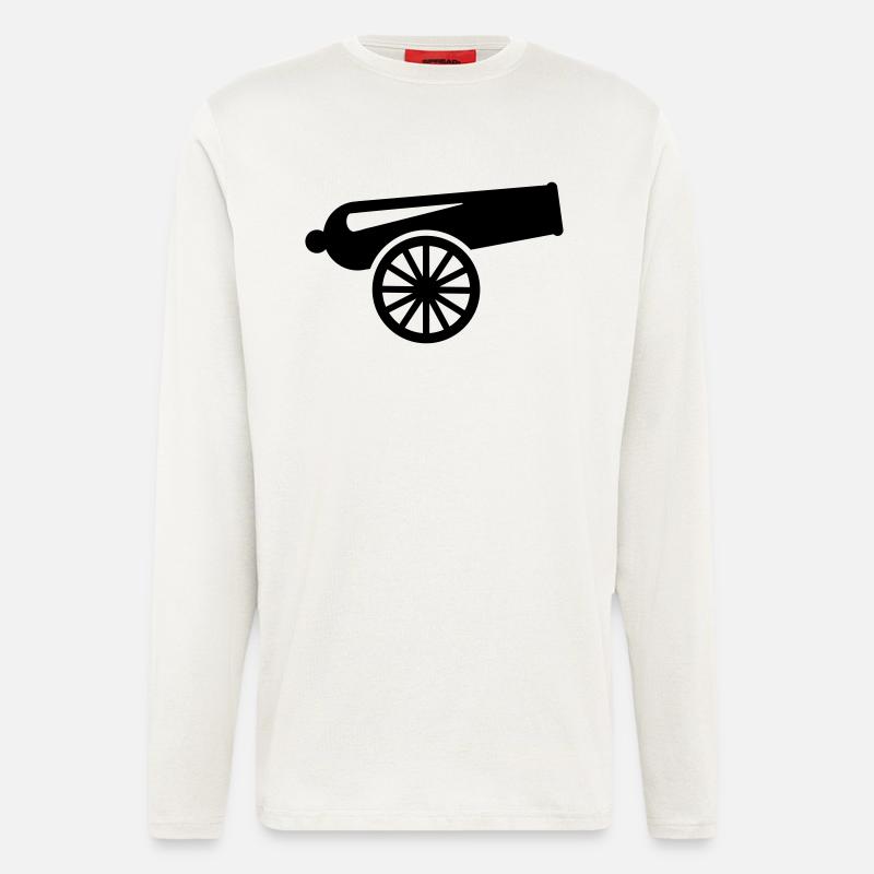 Kanone - Langarmshirt - made by SPREAD  - OFF WHITE