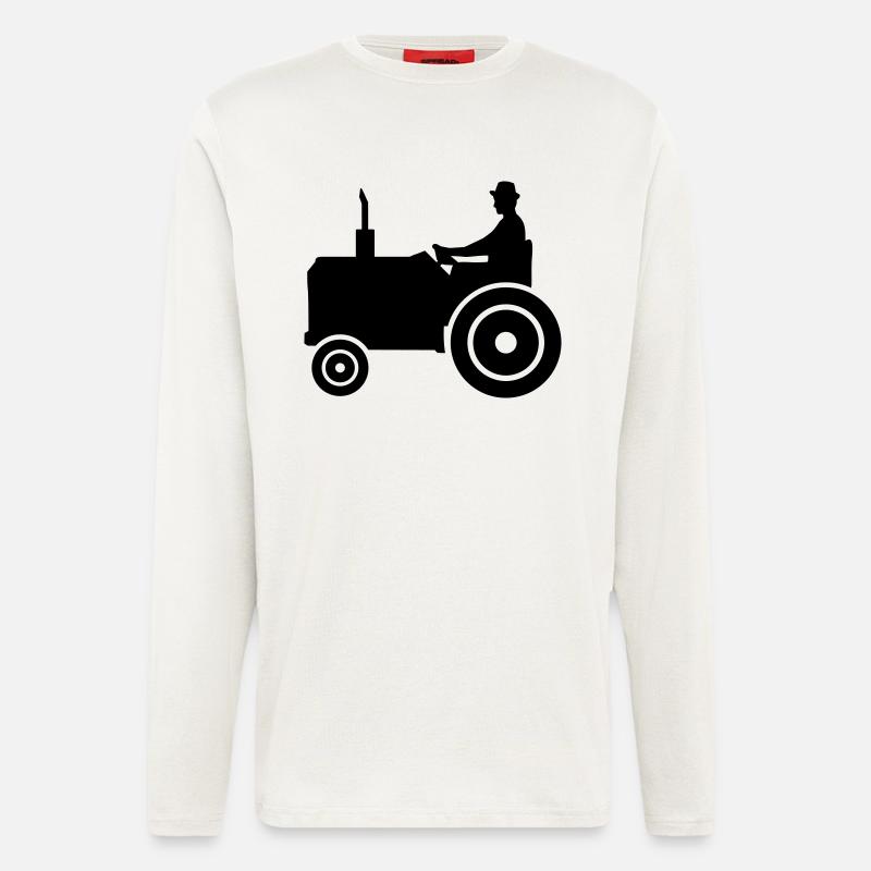 Traktor - Langarmshirt - made by SPREAD  - OFF WHITE