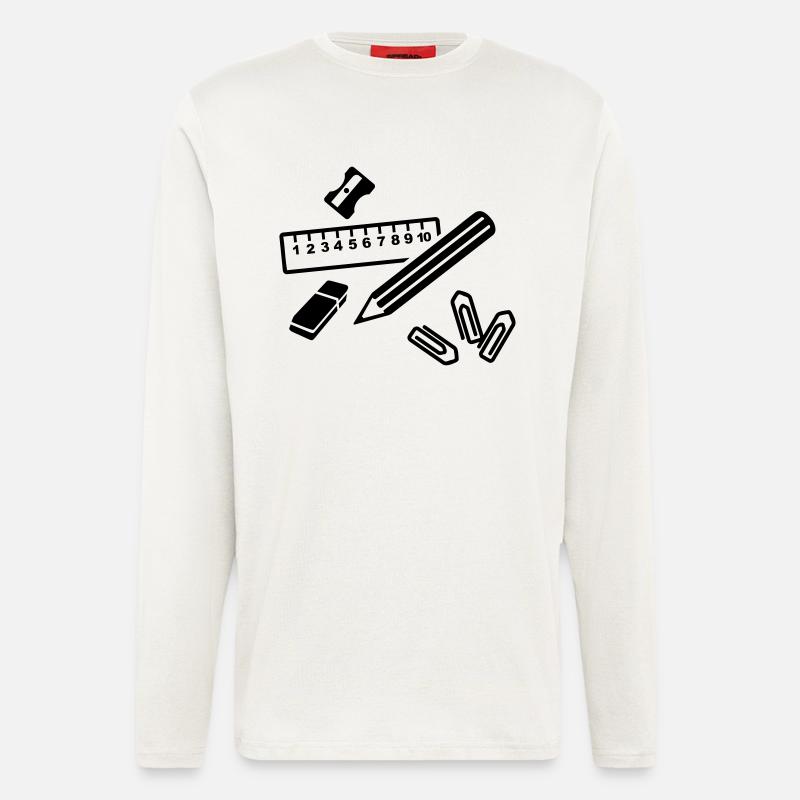 Büro - Langarmshirt - made by SPREAD  - OFF WHITE