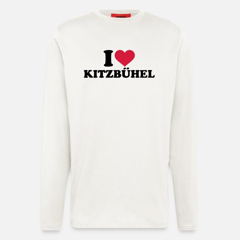 I love Kitzbühel - Longsleeve - made by SPREAD  - OFF WHITE