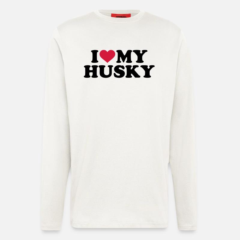 Husky - Langarmshirt - made by SPREAD - OFF WHITE