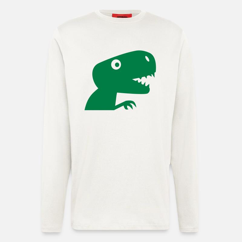 T-Rex - Langarmshirt - made by SPREAD  - OFF WHITE