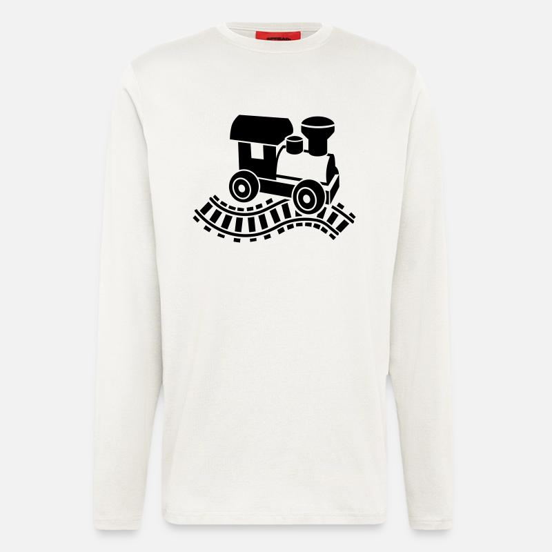 Modelleisenbahn - Langarmshirt - made by SPREAD  - OFF WHITE