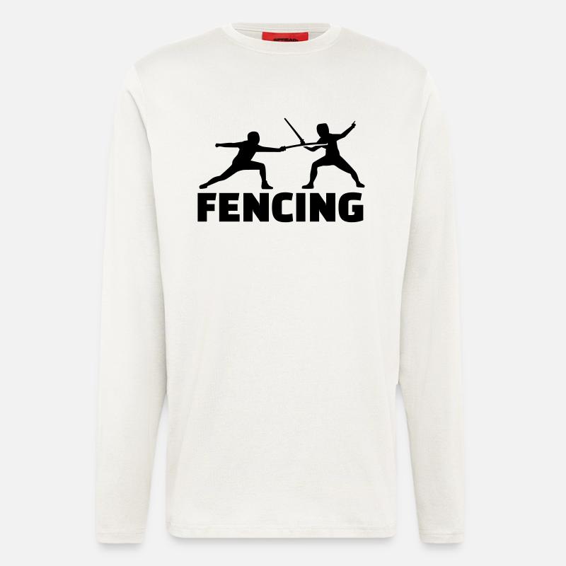 Fechten - Langarmshirt - made by SPREAD  - OFF WHITE
