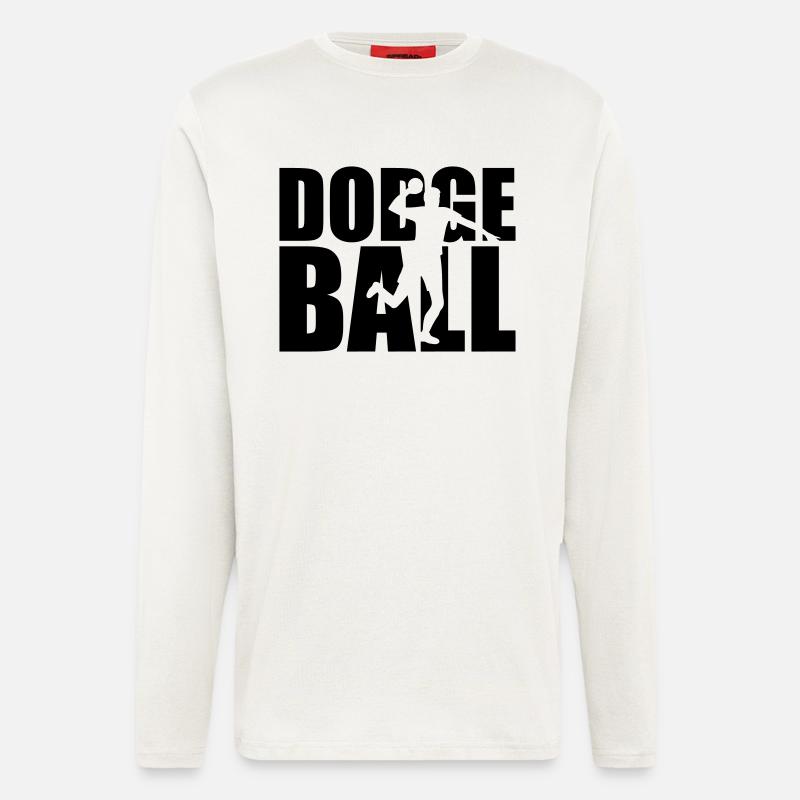 Dodgeball - Langarmshirt - made by SPREAD  - OFF WHITE