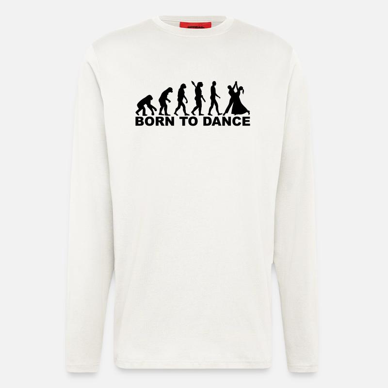 Evolution Dancing - Longsleeve - made by SPREAD  - OFF WHITE