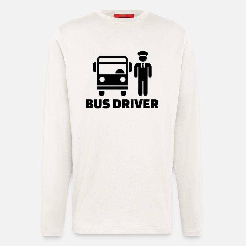 Busfahrer - Langarmshirt - made by SPREAD  - OFF WHITE