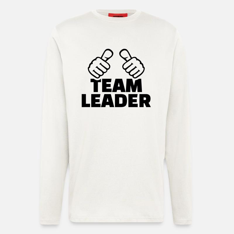 Teamleiter - Langarmshirt - made by SPREAD  - OFF WHITE