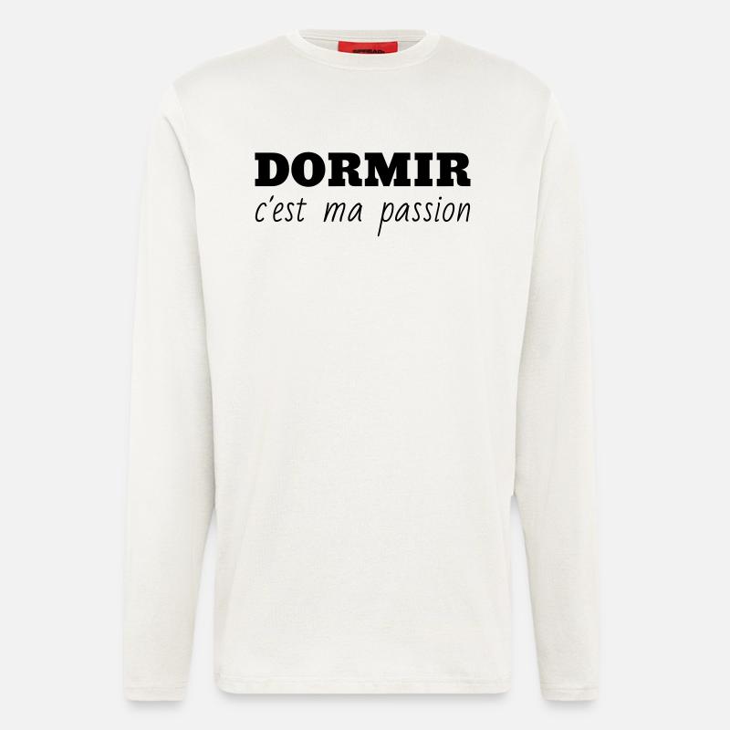 Schlaf / Schläfer / Müdigkeit / Rest - Langarmshirt - made by SPREAD  - OFF WHITE