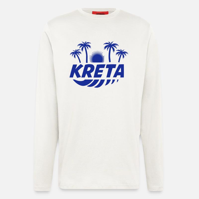 kreta_01 - Langarmshirt - made by SPREAD  - OFF WHITE