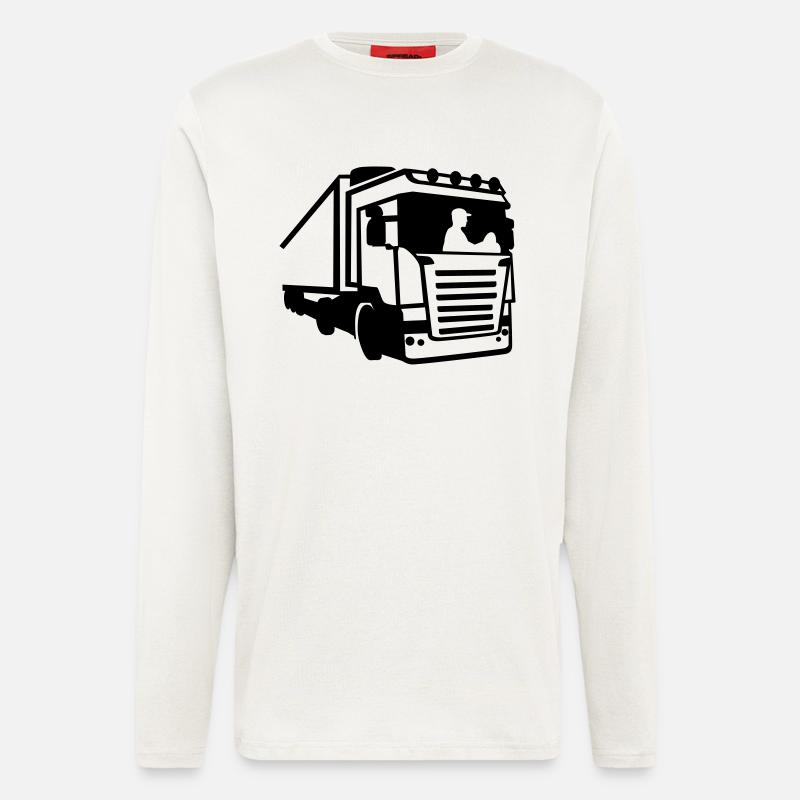 Trucker - Langarmshirt - made by SPREAD - OFF WHITE