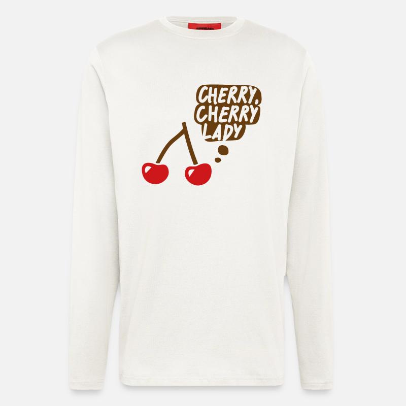 Cherry, cherry lady - Langarmshirt - made by SPREAD  - OFF WHITE