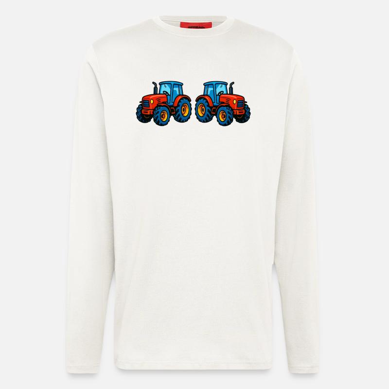 trekker 2 - Langarmshirt - made by SPREAD  - OFF WHITE