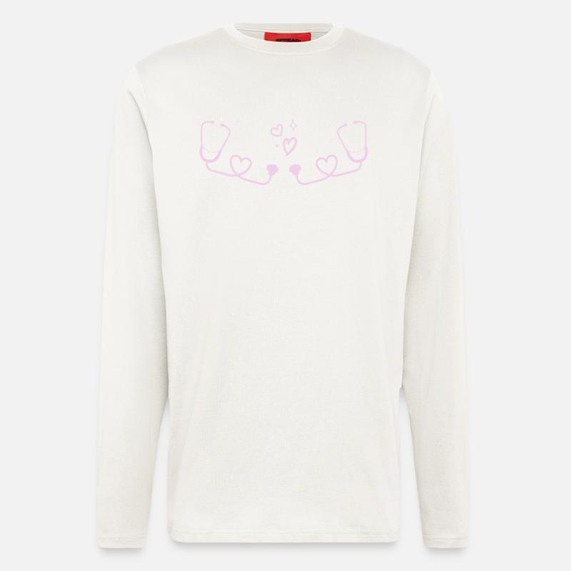 Arzt, Arzt, Krankenschwester - Langarmshirt - made by SPREAD  - OFF WHITE