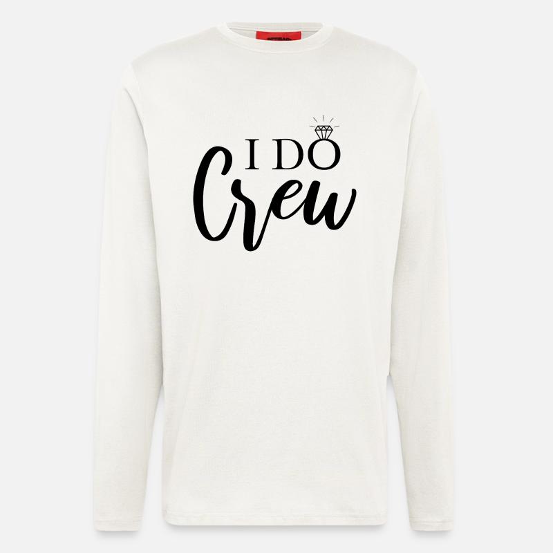 I Do Crew - Langarmshirt - made by SPREAD  - OFF WHITE