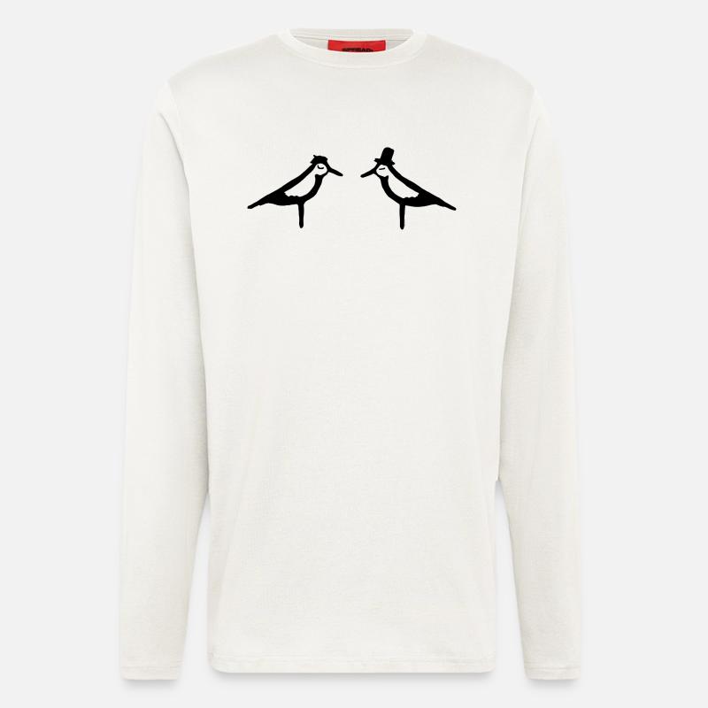 Möwen - Langarmshirt - made by SPREAD  - OFF WHITE