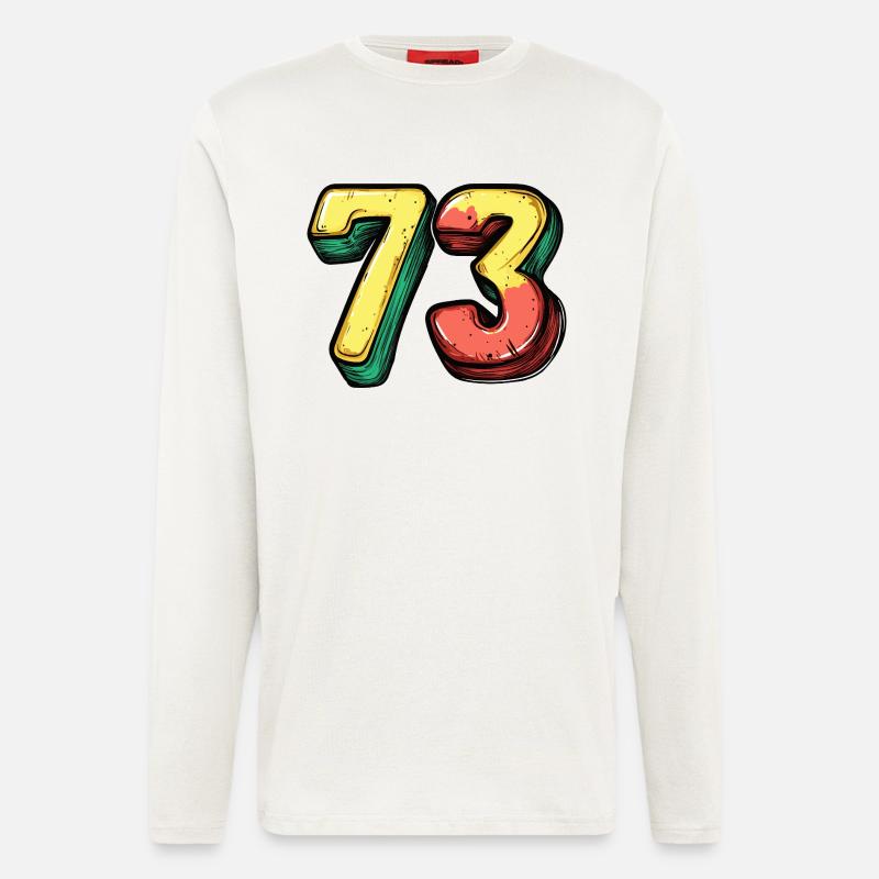 73 Number Comic - Longsleeve - made by SPREAD  - OFF WHITE