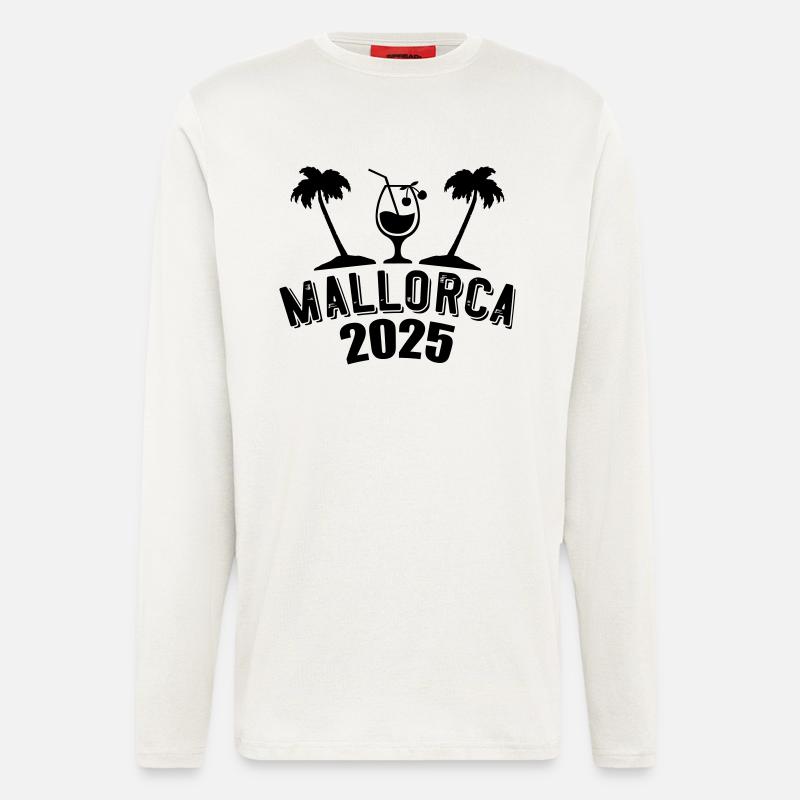 mallorca 2025 - Langarmshirt - made by SPREAD  - OFF WHITE