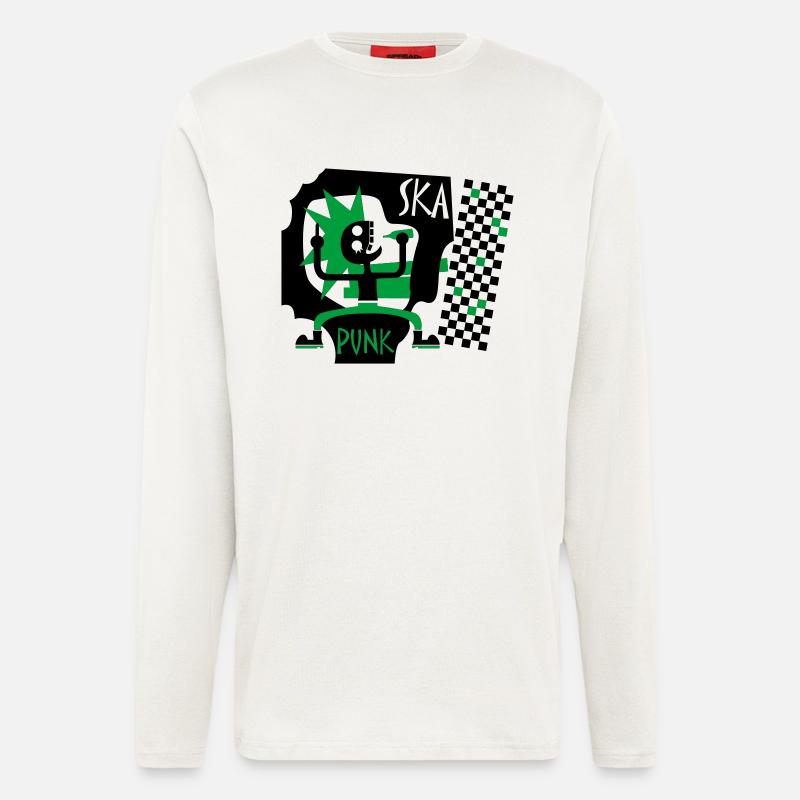 Ska Punk - Langarmshirt - made by SPREAD  - OFF WHITE