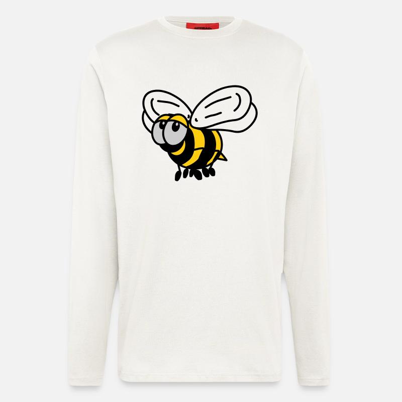 Biene - Langarmshirt - made by SPREAD  - OFF WHITE