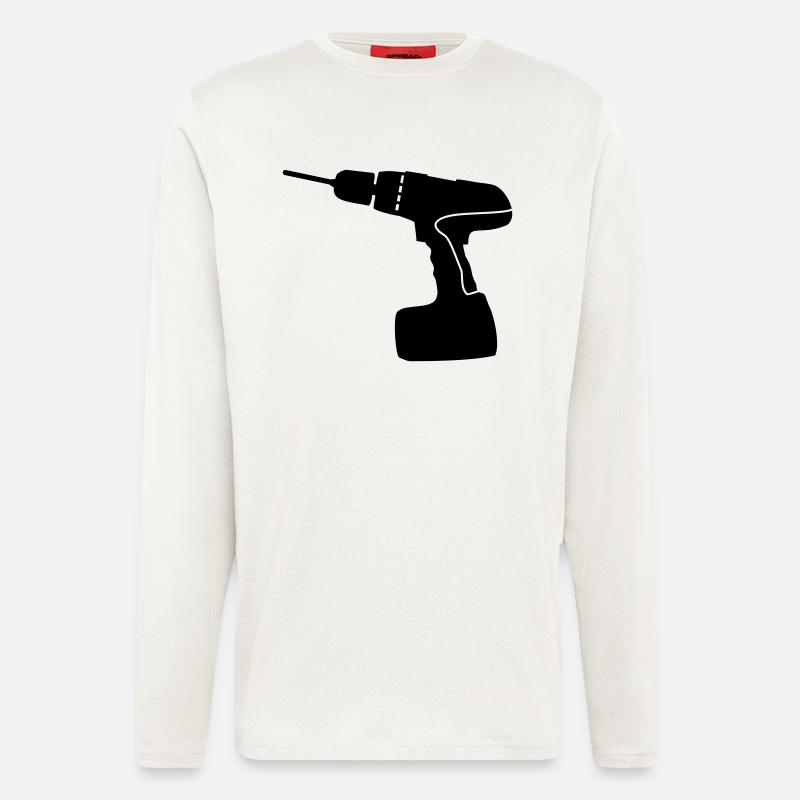 Akkuschrauber - Langarmshirt - made by SPREAD  - OFF WHITE