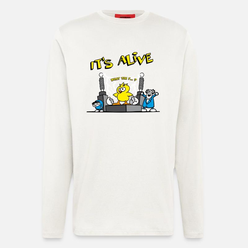 its_alive_chick_b - Longsleeve - made by SPREAD  - OFF WHITE