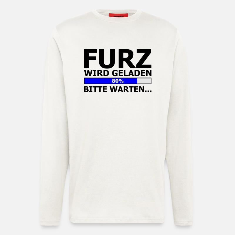 Fart Loading large - Longsleeve - made by SPREAD  - OFF WHITE